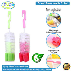 Pembersih Botol Susu 2in1 Free Sikat Dot Baby Bottle Nipple Brush Sikat Botol Susu Bayi Serbaguna Murah Aksesories Dapur Pembersih Botol Sikat Botol Dengan Busa