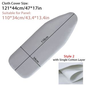 COOLSOOL 1Pcs With Elastic Edge Ironing Board Cover Stain Resistant Thick Cotton Padding Ironing Cover Durable Universal Iron Heat Shield For Ironing Table