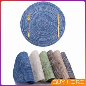 หลอดจากผ้า แผ่นรองจาน ทรงกลม กันลื่น ทำความสะอาดง่าย รองจานสไตล์ยี่ปุ่น กำลังได้ที่นี่