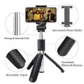 🚚SG Fast Delivery📦Extendable Handheld Selfie Self Stick Monopod Tripods with Bluetooth Remote Shutter Portable Selfie Sticks Tripod For IOS/Android. 