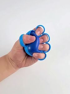 hand grip old finger coach grip ball practice hand grip five fingers rubber strength recovery training