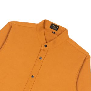 Otsky Kemeja Pria Pique Kualitas Premium Lengan Panjang Casual