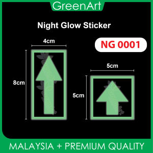 Arrow sticker Glow in the dark Direction sticker Arrow guide sticker Arah Laluan sticker SOP arrow sticker Factory use