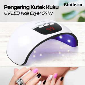 Biutte.co Pengering Kutek Kuku UV LED Nail Dryer 54 W - SUN-X5 - White