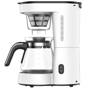 LAHOME 3-in-1 Drip Coffee Maker Pour Over Coffee Set Tea Brewer Glass Jug With Pour Over Reusable Stainless Steel Filter 0.75L Water Tank Anti-Drip Design
