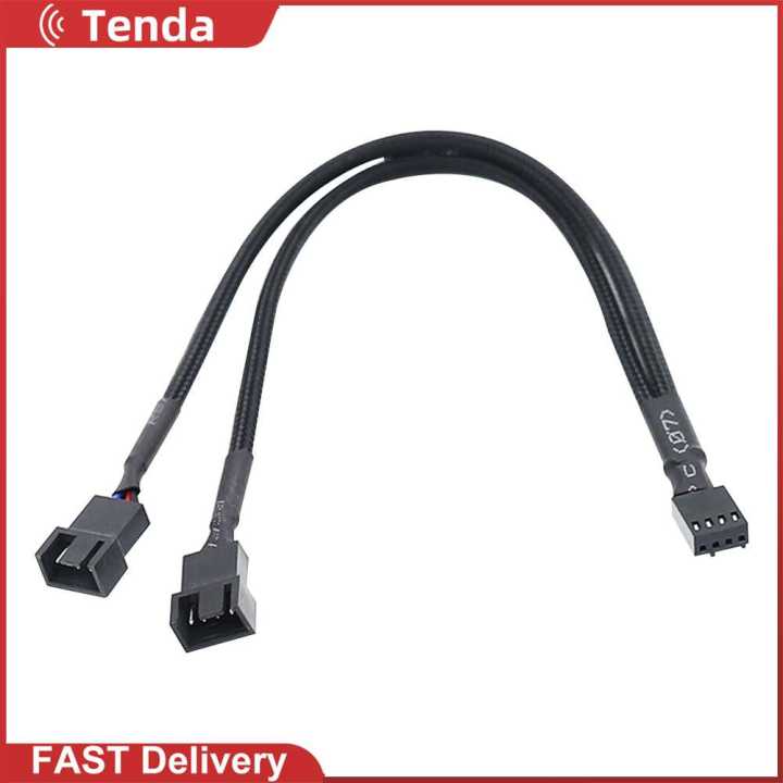 4 Pin Y Splitter Cable 4 Pin PWM Female to 3 4 Pin Motherboard CPU Fan