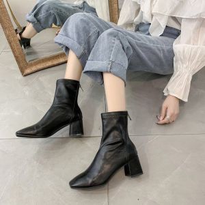 {DF FOOTWEAR} Sepatu Boots Wanita Flat Korea Import Premium Quality DF 535