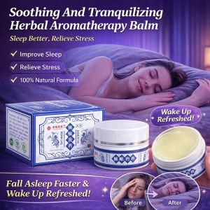 🌙💤 Herbal Sleep Balm & Calming Essential Oil For Insomnia Relief Gentle Fragrance 3 Weeks Relaxation - Hong Kong Da Yao Fang Sleep Balm