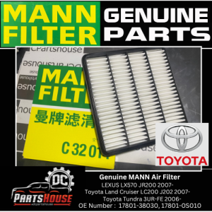 Genuine MANN Air Filter For Toyota Land Cruiser LC200 Lexus LX570 Toyota Tundra