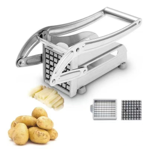 【COD】Potato chip cutter Household stainless steel hand-press potato chip cutter Cucumber potato chip cutting tool