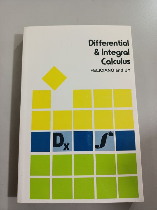 Differential & Integral Calculus Feliciano and Uy | Lazada PH