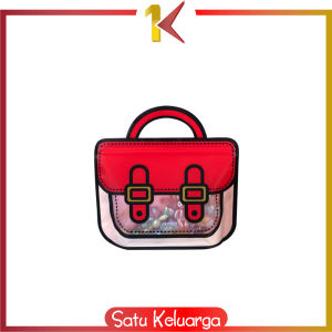 SK-C1094 Plastik Bingkisan Ziplock Motif Tas Ransel / Goodie Bag Birthday 3D Plastik Souvenir Ultah