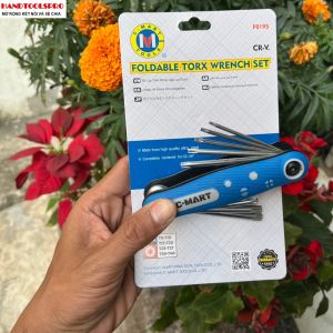 Bộ lục giác đầu bông có lỗ 8 chi tiết T9-T40 C-MART F0195