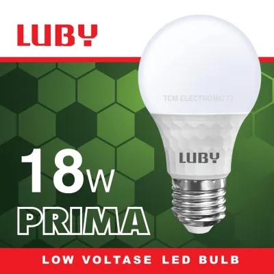 Lampu Bohlam LED LUBY Prima 3W 5W 7W 9W 12W 15W 18W 24W Watt Bohlam Bulb cahaya putih Cool Daylight CDL 6500K E27