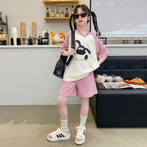 Bộ cộc tay bé gái đồ bộ cho bé gái mùa hè quần áo mùa hè cho bé gái mẫu SOEM size 18-50kg chất liệu cotton thoáng mát