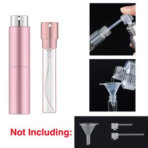 [SG STOCK] 5-10ML Refillable Perfume Bottle Portable Perfume Atomizer Glass Vial Dispenser Pump Container Spray Bottle