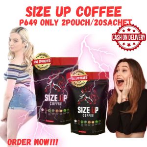 BUY 2 POUCH SIZE UP COFFEE 20SACHET