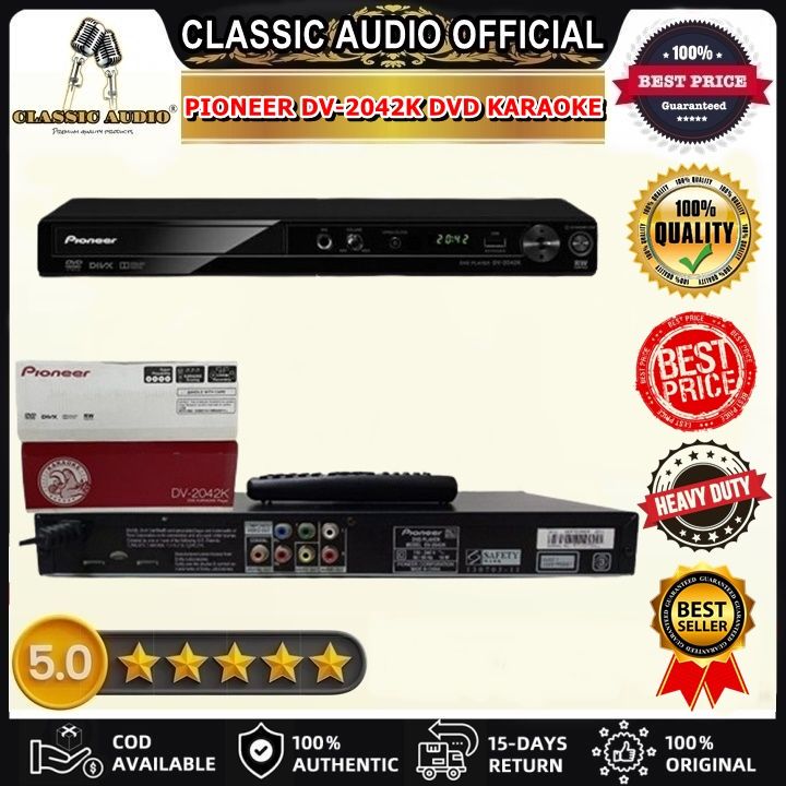 PIONEER DV-2042K DVD KARAOKE PLAYER By Classic Audio- / Karaoke
