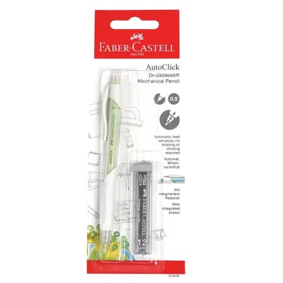 Faber-Castell AutoClick 0.5 Mechanical Pencil Blister Card