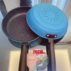 Teflon Gagang Plastik Wajan Anti Lengket Penggorengan Pan Cook Clean Frypan Cooking Cooking Saucepan