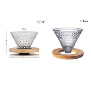 ที่ดริปกาแฟ ดริปเปอร์กาแฟ กรวยกรองกาแฟ Filter Coffee Dripper 1-2cup และ 2-4cup ใช้กับกา เหยือกดริป สำหรับดริปกาแฟสด ชา MindCoffee