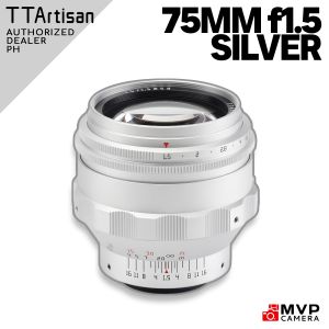 [OFFICIAL PH] TTArtisan 75mm F1.5 Swirly Bokeh Fullframe Manual Focus Lens M42 Mount MVP CAMERA