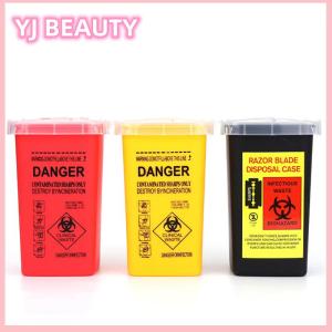 🔥🔥🔥yaojun 1L Plastic Sharp Container Waste Box Biohazard Tattoo Waste Needle Accessories