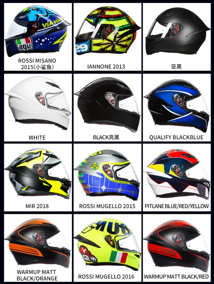 Red Yellow Agv K1 Pitlane Agv Pitlane Top