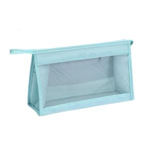 Waterproof Makeup Storage Bag Toiletry Bag Cosmetic Bag Makeup Organizer for Personal Care Portable Solid Color Handbag