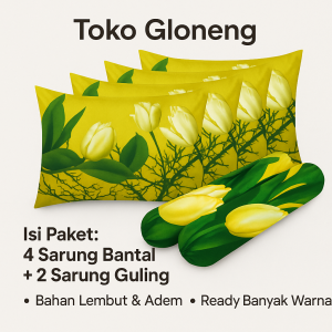 Sarung Bantal & Guling 6 PCS