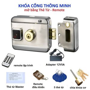 Khóa cổng điện tử điều khiển từ xa qua app Ewilink