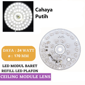 24W LAMPU PLAFON LED TL RING12W 36W 24W LAMPU BARET LAMPU HIAS BULAT 3 WARNA 3000K 4000K 6500K 220V
