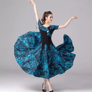 Modern Ballroom Dancers National Standard Latin Waltz Dress Practice Competition Performance Suit