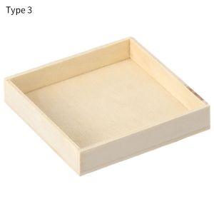 GOLDVAULT Gift Jewelry Display Pallet Divided Drawer Desktop Organizer Flowerpot Wood Tray Storage Wooden Box Bonsai Holder