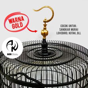 GANTUNGAN LIPAT GOLD LEAF DAUN FULSET PION GANTUNGAN SANGKAR BURUNG KOTAK Super Stock GANTUNGAN LIPAT GOLD LEAF DAUN FULSET PION GANTUNGAN SANGKAR KANDANG BURUNG MURAI LOVEBIRD KOTAK