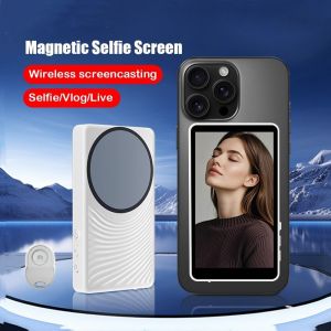 DECORATE X 4 HD Display ic Phone Selfie Monitor ic Attachment Screen Mirroring Rear Camera Selfie  Touch Screen Wireless Projector Monitor