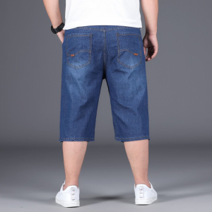 【Plus Size】45-150KG Mens Big Size Oversize Straight Loose High Quality Denim Shorts