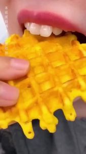 Butter waffles Butter Waffle Bread Breakfast Biscuit Cake