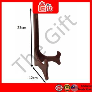 The Gift Stand photo frame plate bowl (3 size)wooden display easel