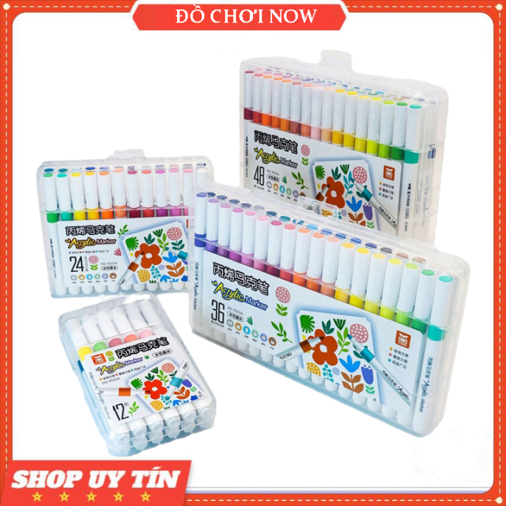 [60 màu] Bút Màu Acrylic Marker Cao Cấp Màu Sắc Tươi Sáng - Bút Lông ...