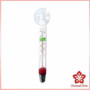 เทอร์โมมิเตอร์ตู้ปลา ปรอทวัดอุณหภูมิน้ำในตู้ปลา แบบติดกระจก Aquarium Thermometer