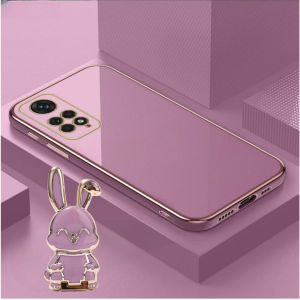 Case Redmi Note 11 Note 11s Note 11 Pro Softcase Plating Free Bunny Stand Holder