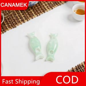 【CANAMEK】 Gốm cá Shaped còi Mặt dây chuyền dây chuyền sáng tạo cá tính Áo len chuỗi handmade trang sức cho trẻ em Đồ chơi Quà Tặng