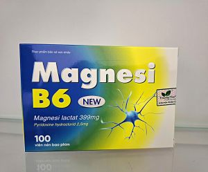 Bổ sung Magie vitamin B6 giúp giảm suy nhược thần kinh mệt mỏi căng thẳng và chuột rút/ Magnesi B6 NEW H-100V