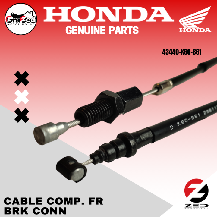 Click Brake String HONDA CLICK V1, V2, V3 & GENIO FRONT BRAKE CABLE (43440-K60-B61 ...