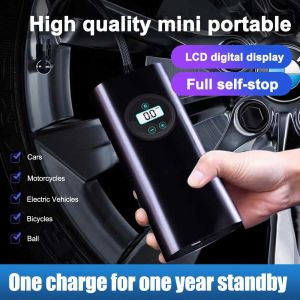 INFLATOR POMPA BAN MOBIL MOTOR SEPEDA ELEKTRIK PORTABLE WIRELESS LED DISPLAY ANALOG DISPLAY 150 PSI