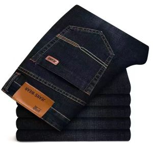 Guangzhou Xintang Maixin Mens Loose Straight-Leg Jeans Versatile Workwear for Men Long Pants for Work Foreign Trade