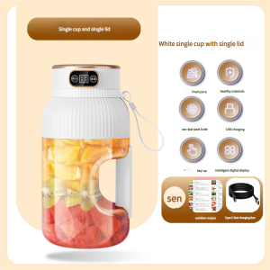 LORDWEY Fruit Juicer Cup Portable Electric Fruit Mixer Stirrng Cup Large Capacity Smoothie Quick Making Bottle Suitable Juice Production