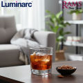 Luminarc 6 Pcs Sterling Old Fashioned Tumbler Set / Microwave Safe / Old Fashion Glass Set / Drink Set. 