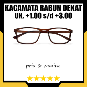 Kacamata Baca Plus Reading Glasses Kacamata Rabun Dekat Untuk Baca Jarak Dekat Pria & Wanita Ukuran Lensa +1.00 sampai +3.00